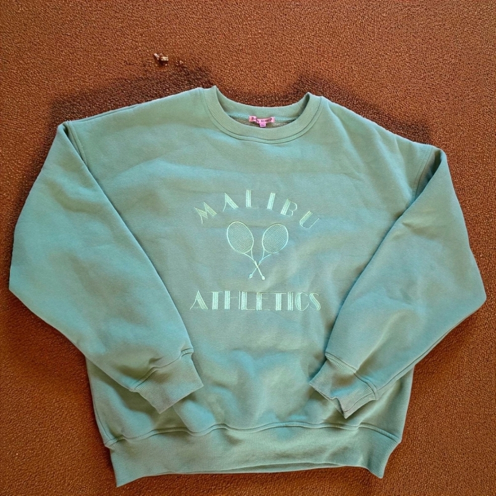 Bailey Rose Malibu Athletics Green Sweatshirt